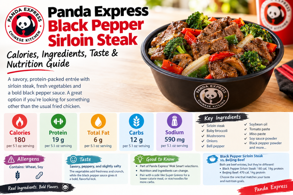 Panda Express Black Pepper Sirloin Steak