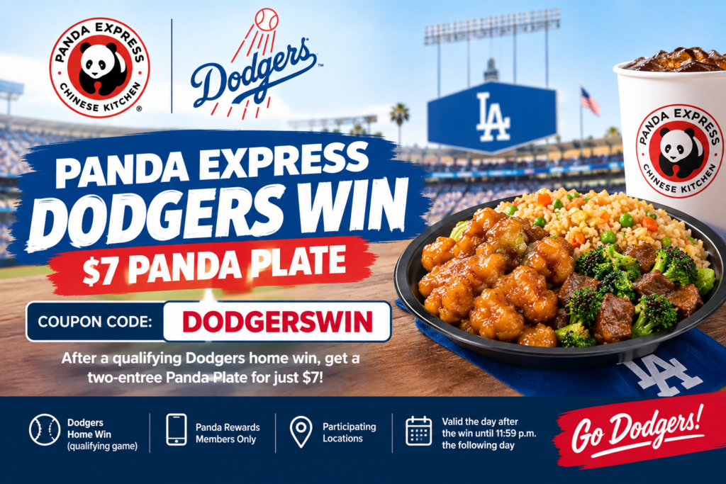 Panda Express Dodgers Win