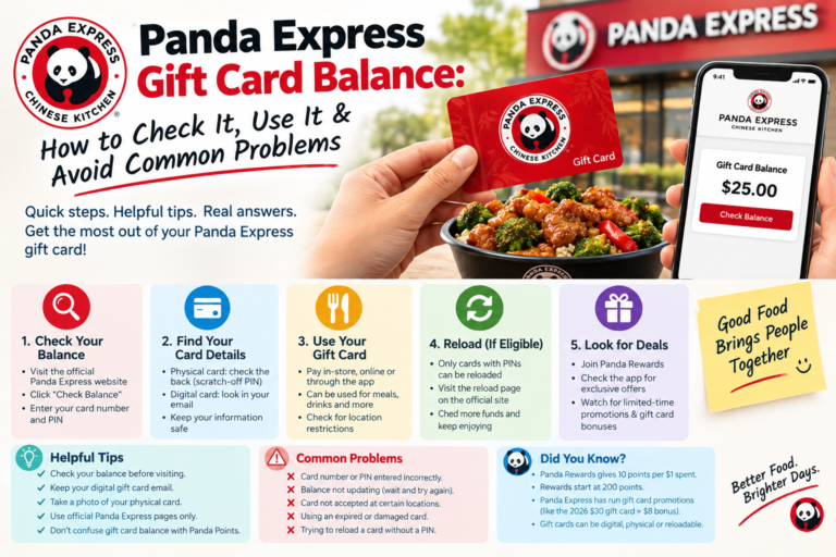 Panda Express Gift Card Balance